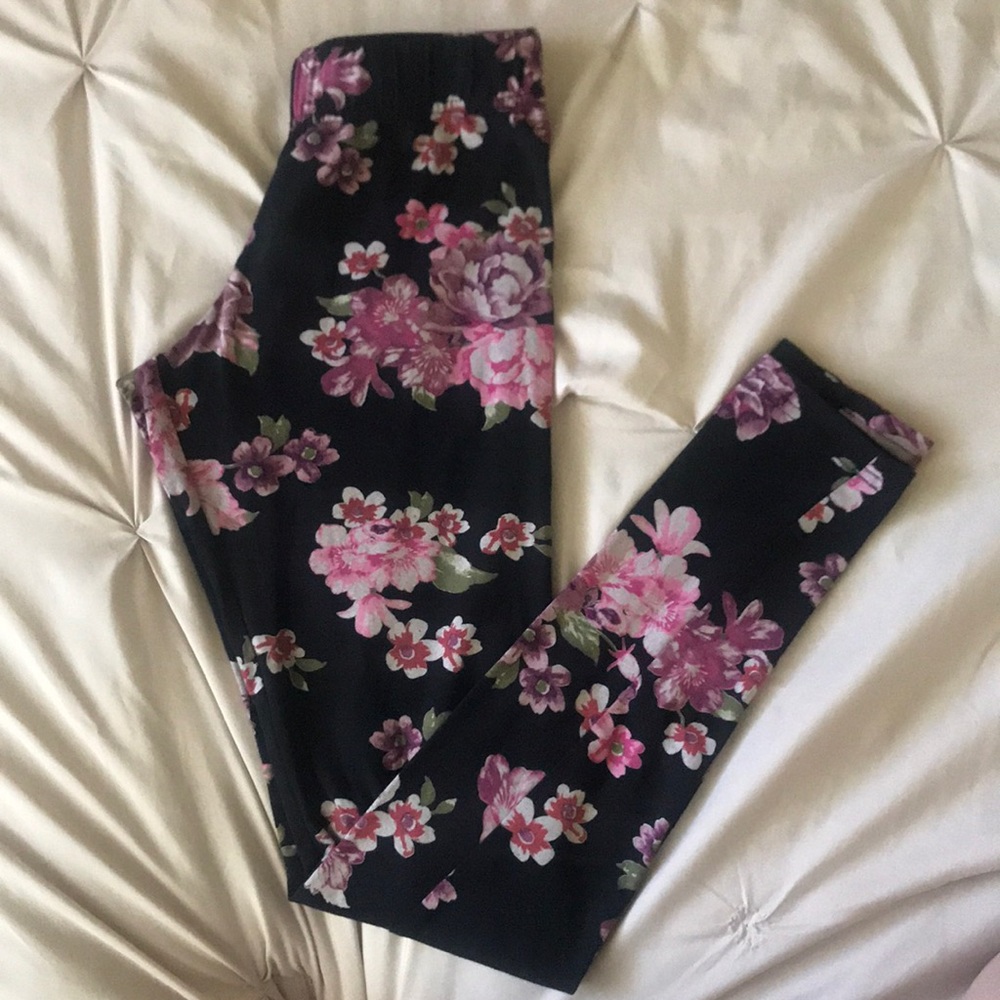 Floral leggings